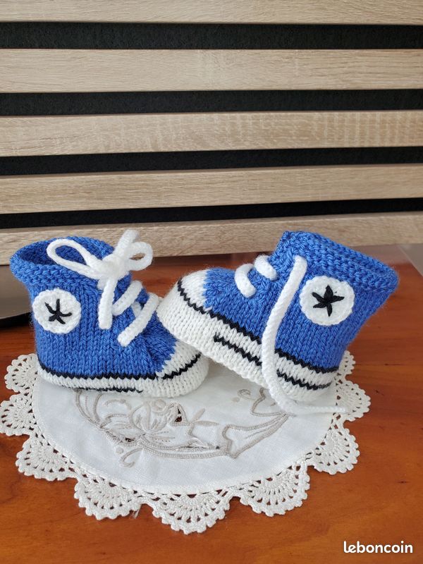All Star Chausson Converse Bebe Tricot Chaussons Baskets Style