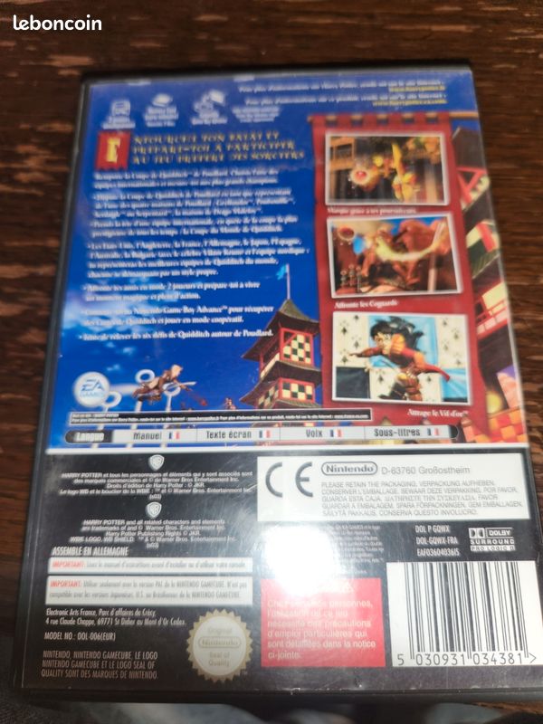 Jeu Harry Potter Et La Coupe Du Monde De Quidditch - GameCube NTSC-J Japon - Complet Très Bon état