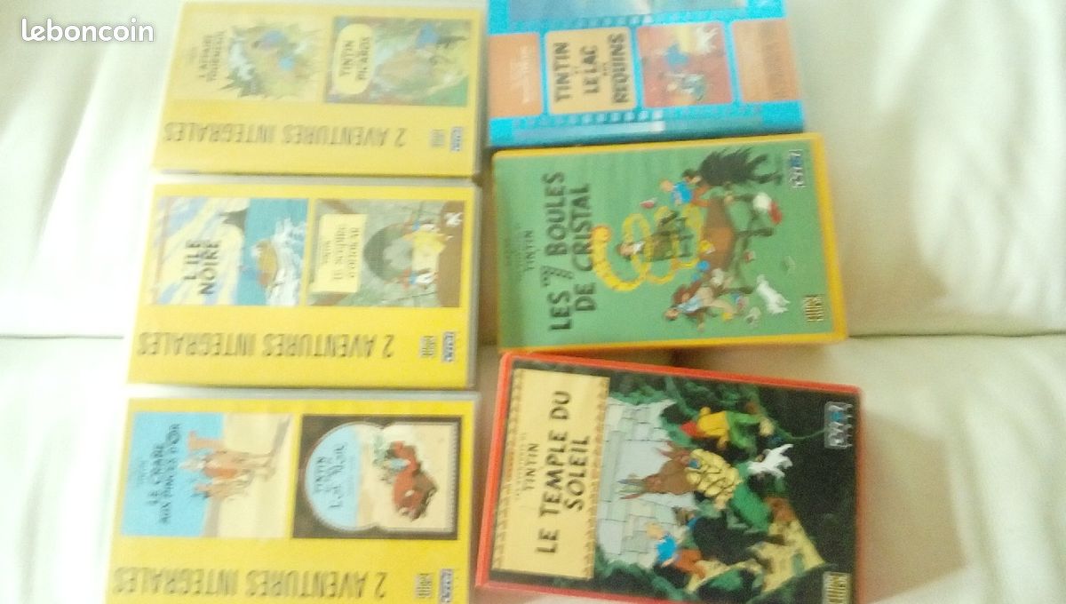 Cassettes vidéo tintin (image 1)