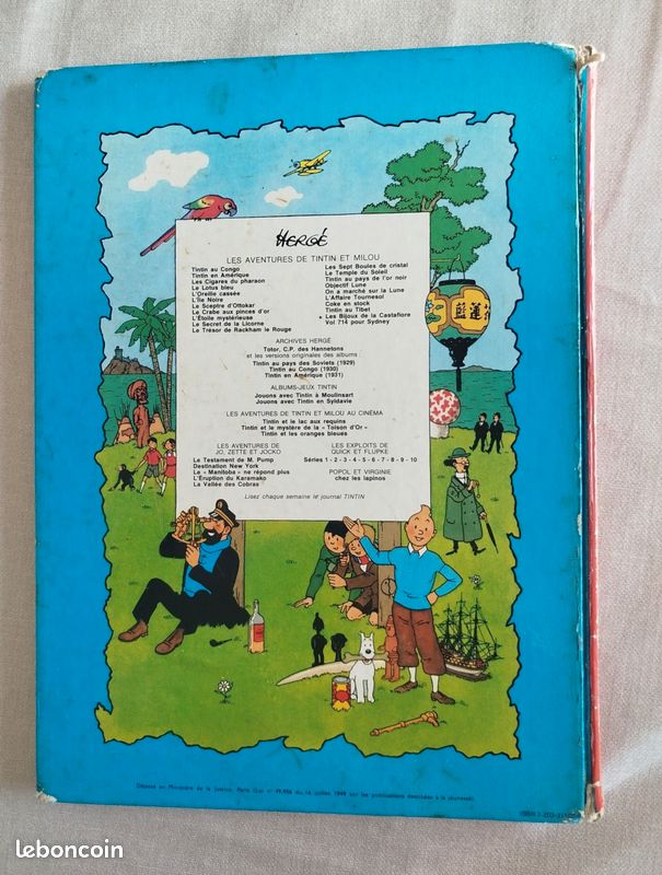 BD Hergé : Jo, Zette et Jocko - Destination New York (image 2)