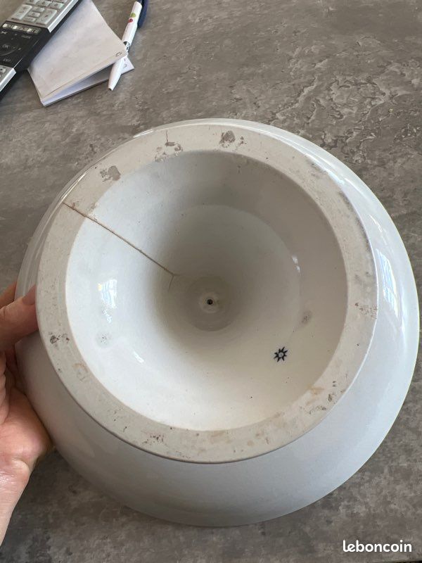 Ancien compotier coupe sur pied (image 4)