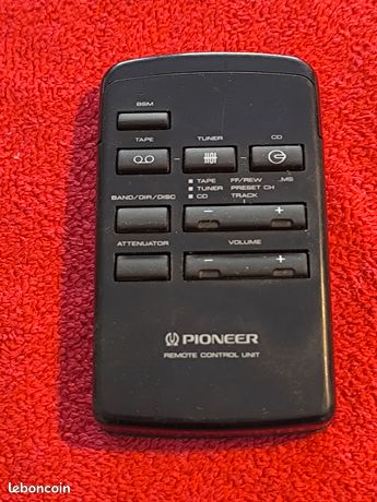 Télécommande Officielle Pioneer CU-XR009 - Pour Tuner Audio - Occasion Fonctionnelle