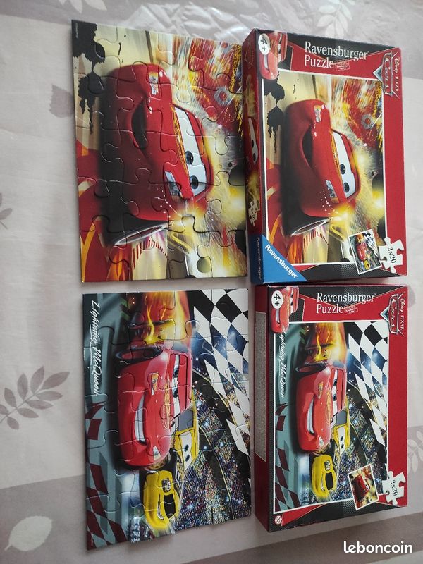 Puzzles cars le lot a 5eur (vivouche) (image 1)