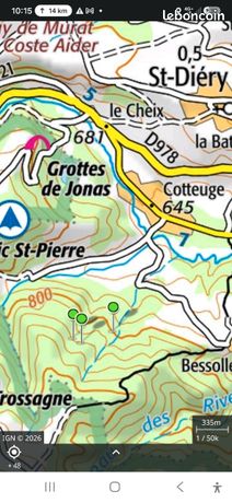 6400m2 bois feuillus 3 parcelles saint diery 63320
