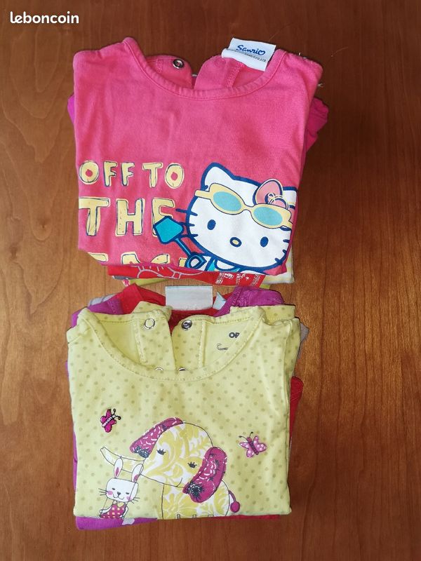 Lot tee-shirt 1 an fille (image 1)