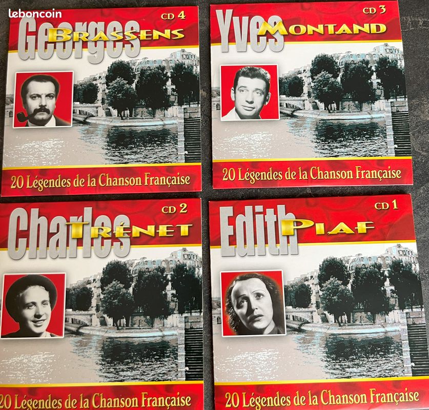 20 Légendes de la Chanson Française Coffret 5 CD (image 10)