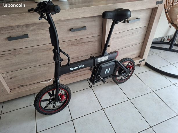 MOOVWAY Vélo électrique - Urban city - Noir mat pas cher