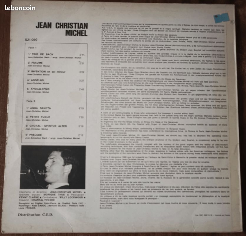 Lot de 10 vinyles Acker Bilk - Jouvin - andré - Michel - Manitas de platas - Dessary - Montreux - Rossi (image 8)