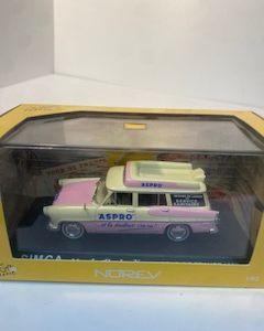 SIMCA OCEANE 1958 ASPRO LE TOUR FRANCE 1:43 NOREV HACHETTE - BCN STOCK CARS
