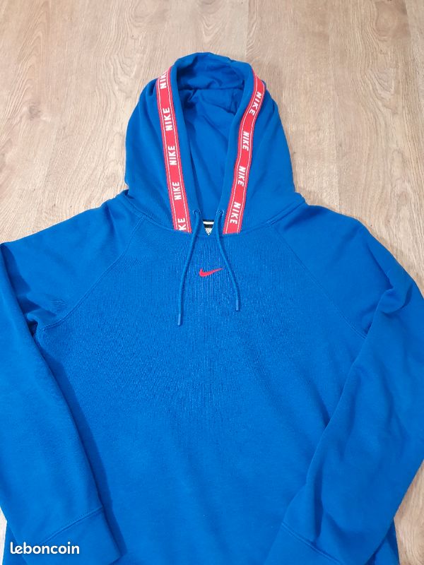 Pull à Capuche Nike Bleu (image 4)