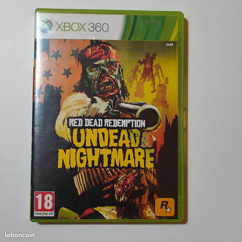 X360-3) XBOX 360 Red Dead Redemption Undead Nightmare PAL FR