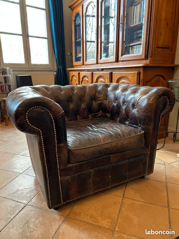 Fauteuil Chesterfield Maison du Monde (image 1)