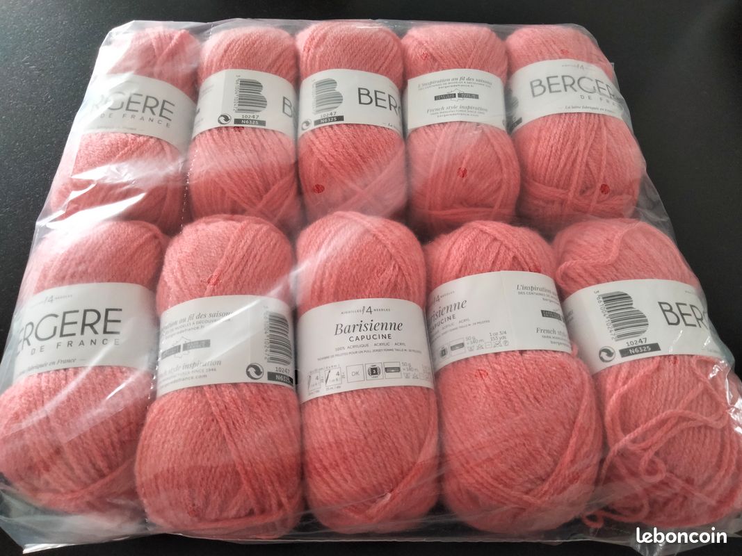 Lot De 500g De Pelotes De Laine Démarquées (environ 10 Pelotes) - Fabriqué En France - Aiguilles 4 Et +