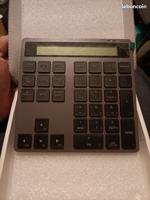 Pavé Numérique Bluetooth 22 Touches - Clavier Externe Portable Pour Ordinateur Et Comptabilité
