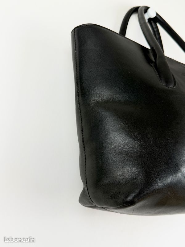401 - Sac à main – Furla Vintage Cabas - cuir noir (image 3)