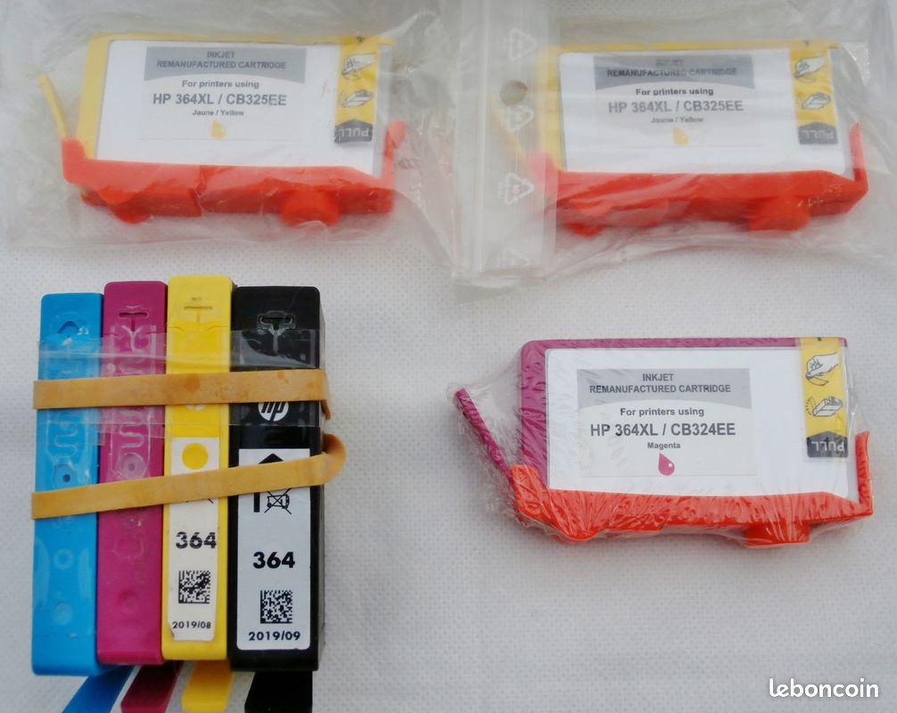 Lot De Cartouches D'Encre Compatibles HP 364XL - Pour DeskJet 3524 Et Autres