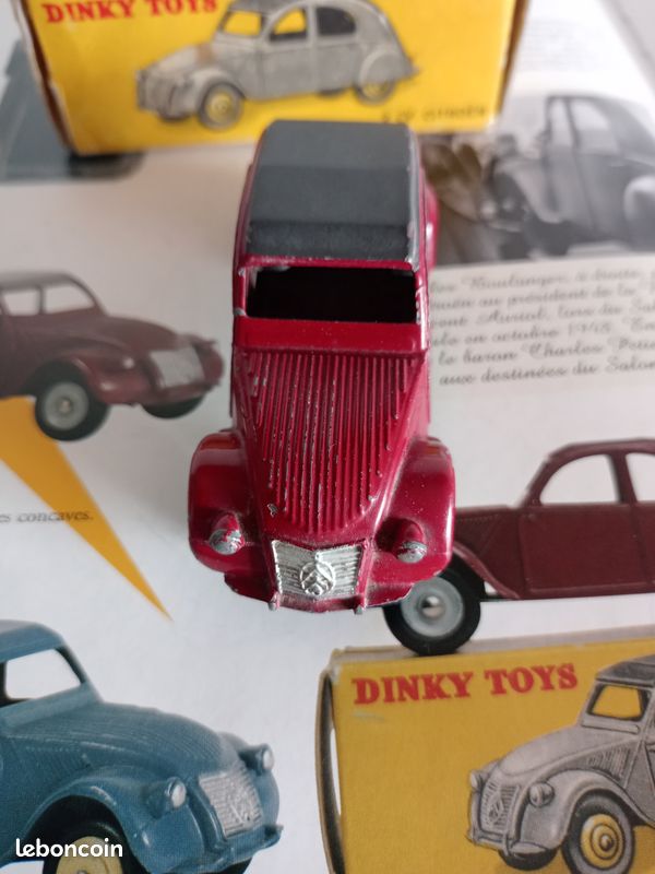 DINKY TOYS France N°24T - Citroën 2CV Miniature - Dans Sa Boîte D'origine