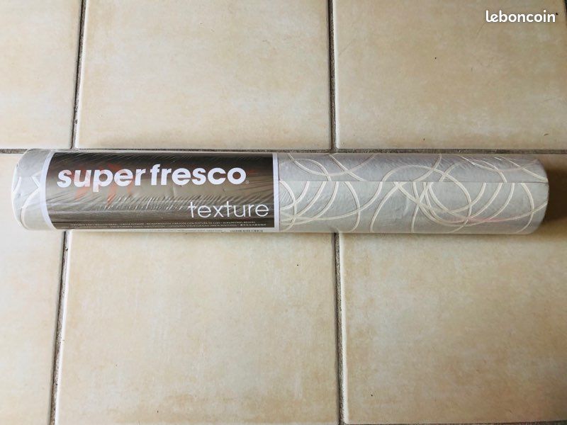 Rouleau papier peint neuf - 5,2 m2 - Vinyle expansé (image 1)