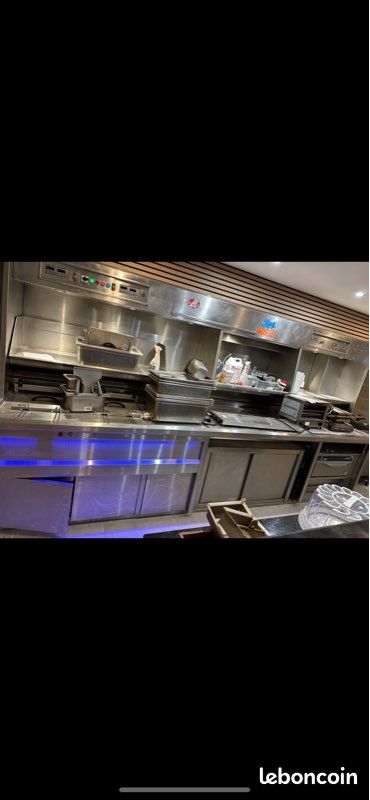 Snack complet professionnel – Équipement inox – Style McDonald’s / Subway (image 2)