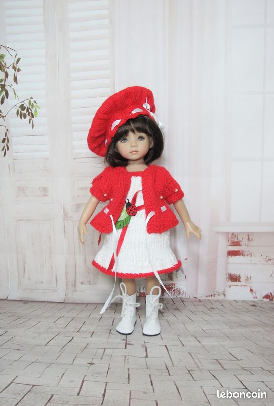 Vêtements compatibles aux poupées: chérie (corolle ), mini maru, paola reina, little darling (image 7)