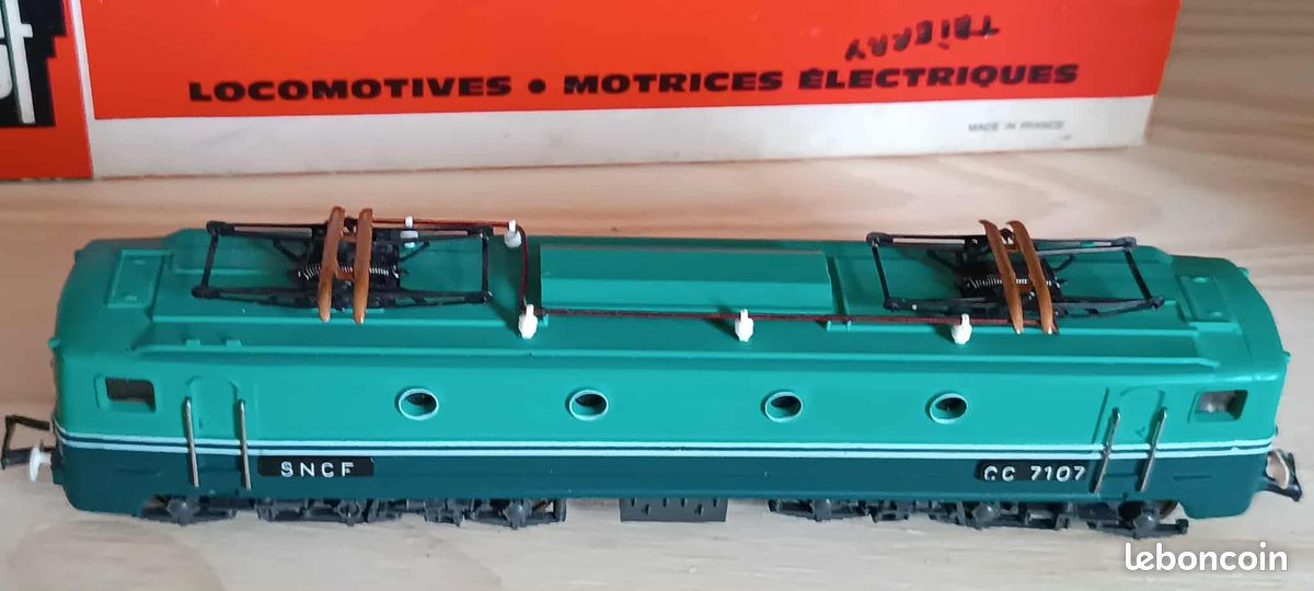 Années 1970 Locomotive Electrique Jouef la CC 7107 avec... - Modélisme