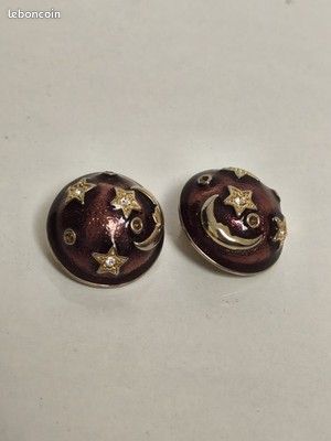 Ancien Jhumka Boucles D'Oreilles Avec Vert & Rouge Pierres Parfait Cadeau pour A