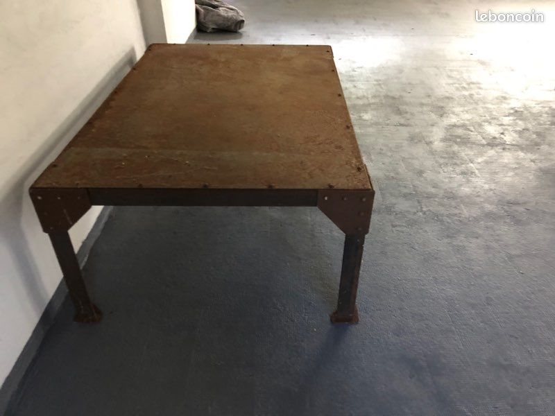 Table basse en fer forgé (image 2)