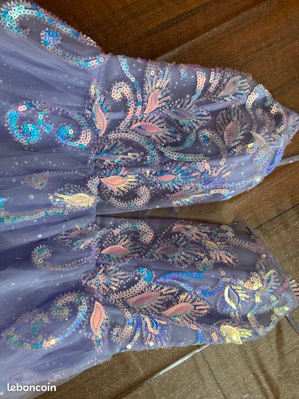 Robe De Soirée Violette - Marque Mimi'Show - Taille XL - Neuve Sans étiquettes