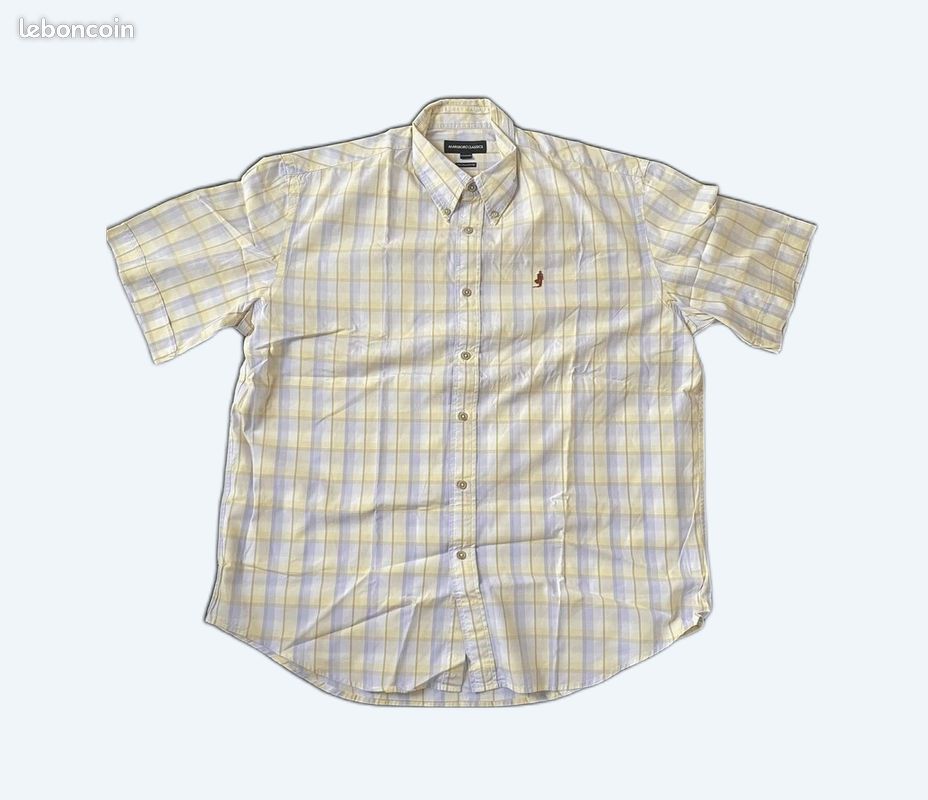 Chemise Marlboro Classics XXL Carreaux Multicolore - Occasion Très Bon état