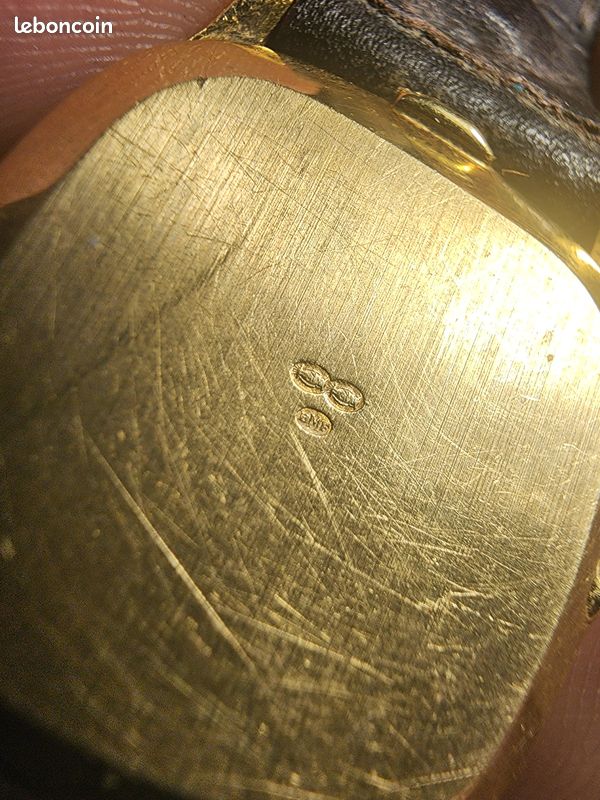 Omega De Ville Quartz vintage or 18k 750 boîtier coussin fonctionnelle (image 10)