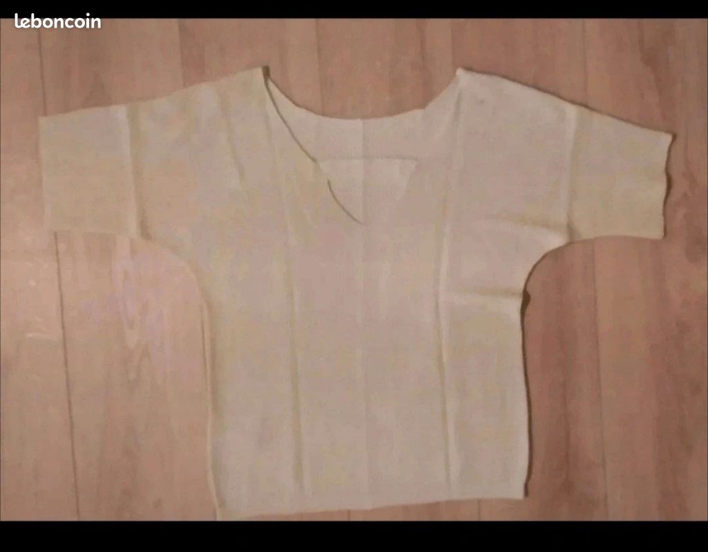 Petit pull coton lin Caroll neuf (image 2)