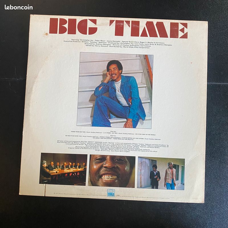 Vinyle Smokey Robinson – Big Time (image 2)