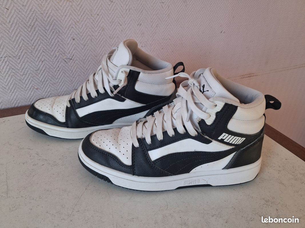 PUMA baskets hautes cuir femme taille 38 (image 1)