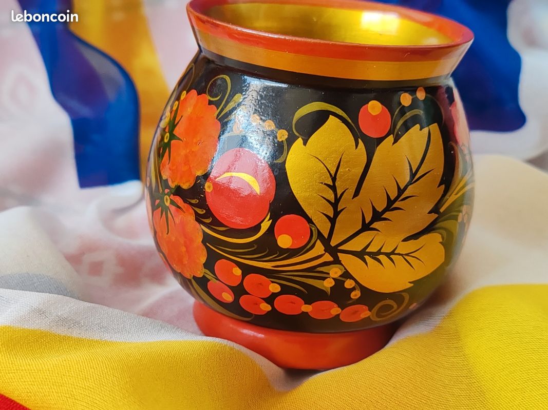 Oeuf russe Résurrection bois peint à la main h tot 29 cm | vente en