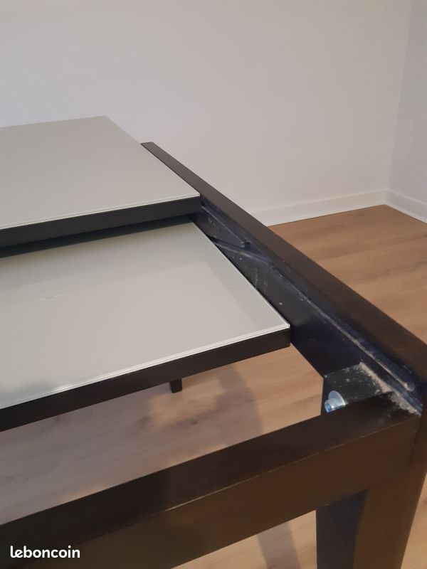 Table bois et verre (image 5)
