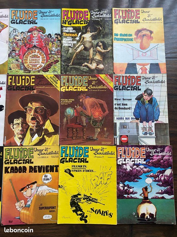Lot revues Fluide Glaciale années 70-80 (image 3)