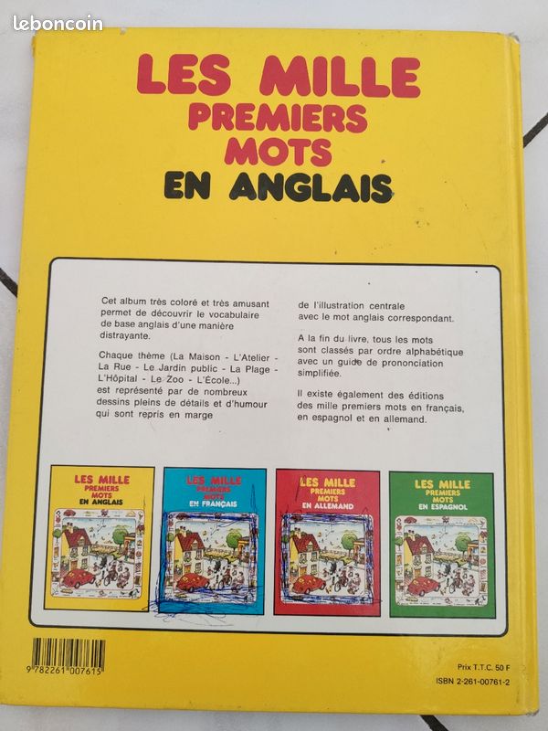 Les mille premiers mots e anglais (image 2)