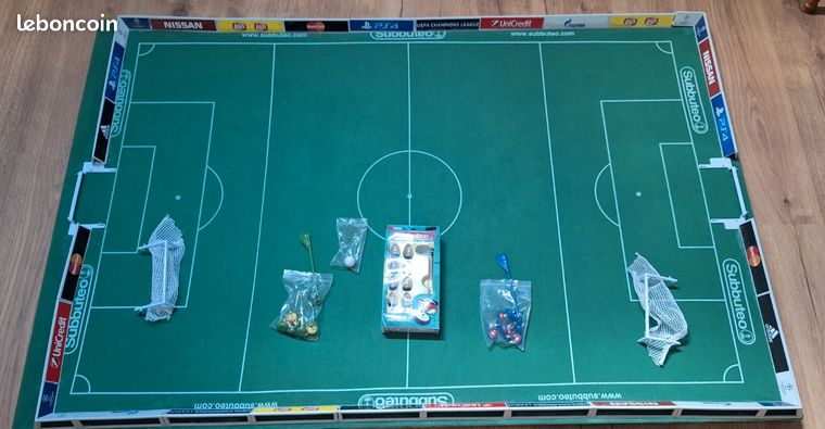Boîte Subbuteo C100 Lightweight – Équipe Brésil 1983 – Vintage Années 80
