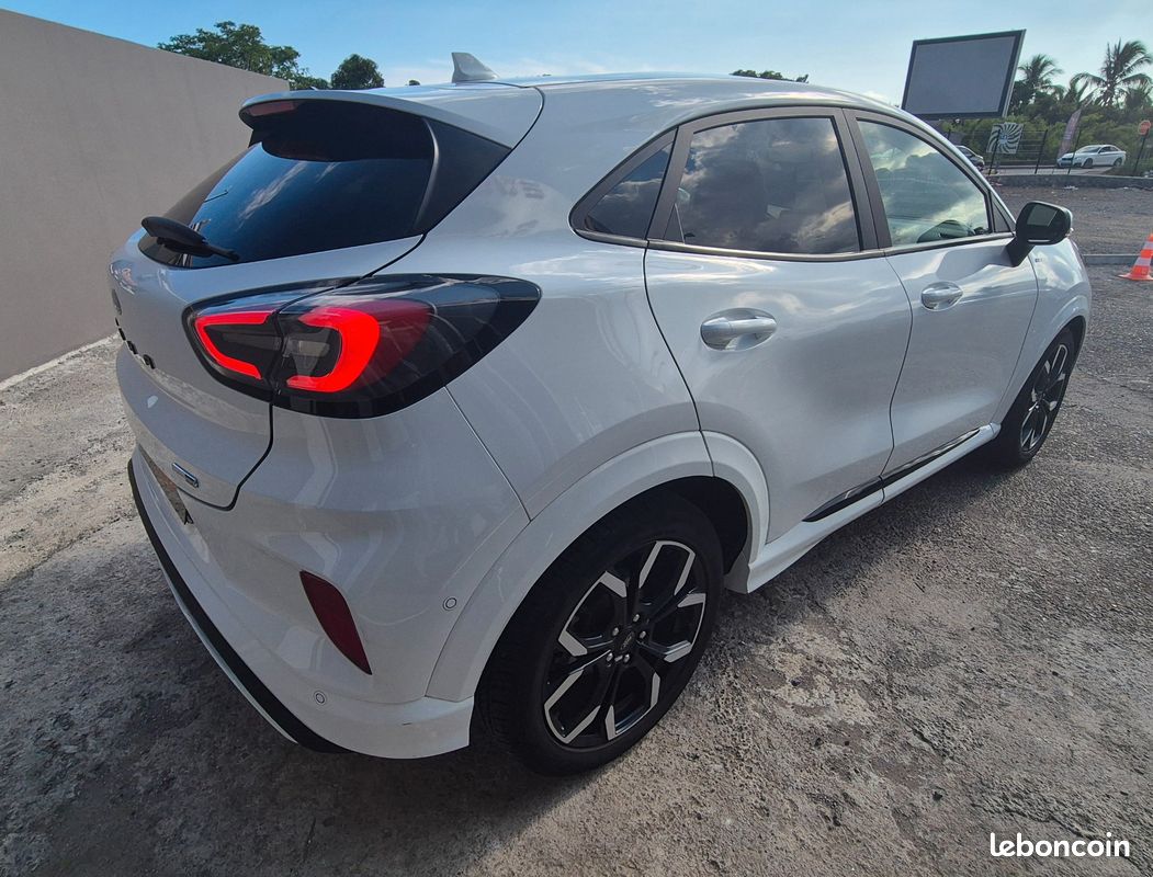 Ford puma 1.0l ecoboost 125 ch hybrid mhev st-line + camera de recul + garantie constructeur jusqu'au 01/2028 (image 4)