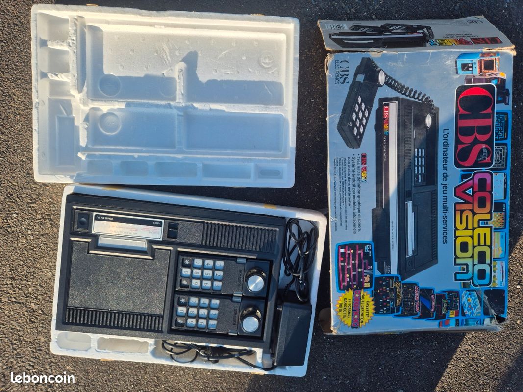 Console CBS Colecovision Expansion Module 2 Boitier Alimentation Envoi Console CBS Colecovision Expansion Module 2 Boitier Alimentation Envoi
