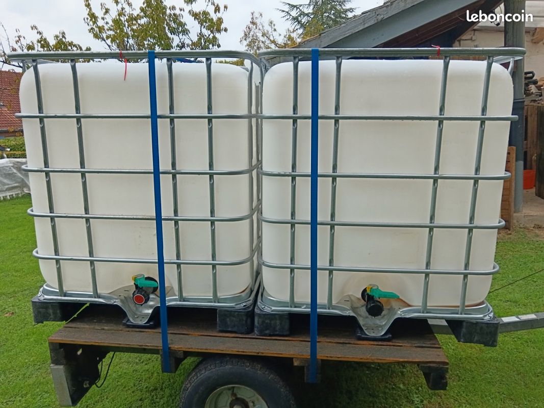 Cuve récupération eau pluie 1000 litres (image 1)