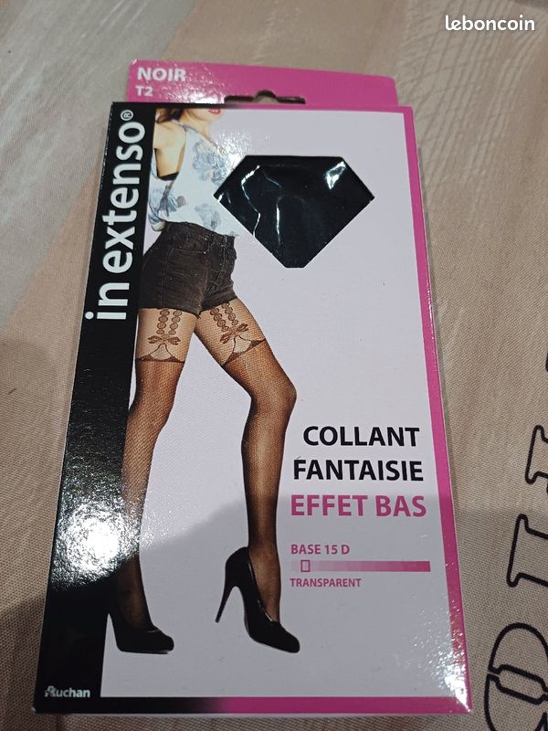 Collant Effet Collant Porte Jarretelle Auchan Collants Fins Esmara - Main Image