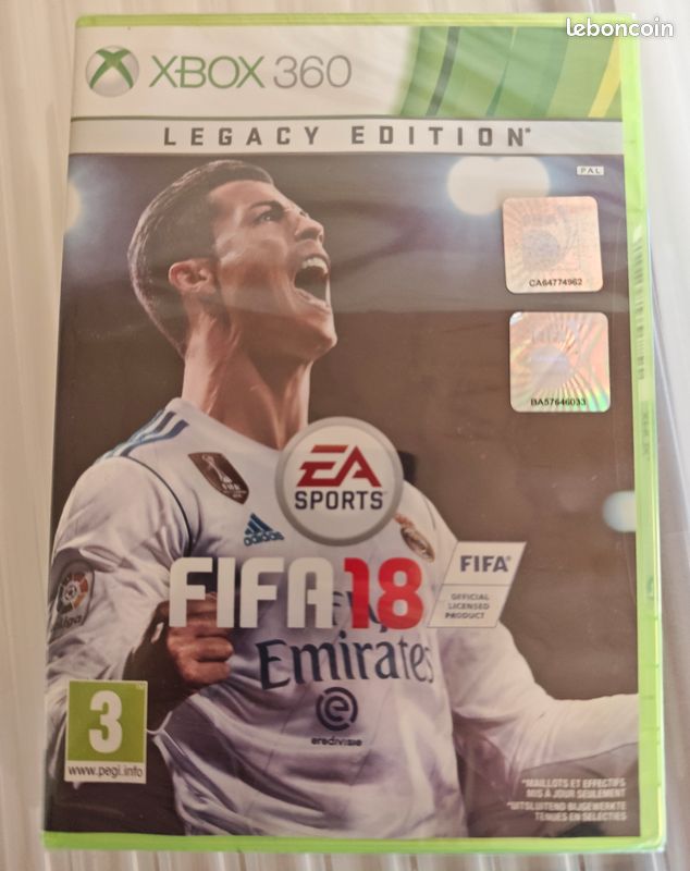 Blister neuf xbox360 fifa18 (image 1)