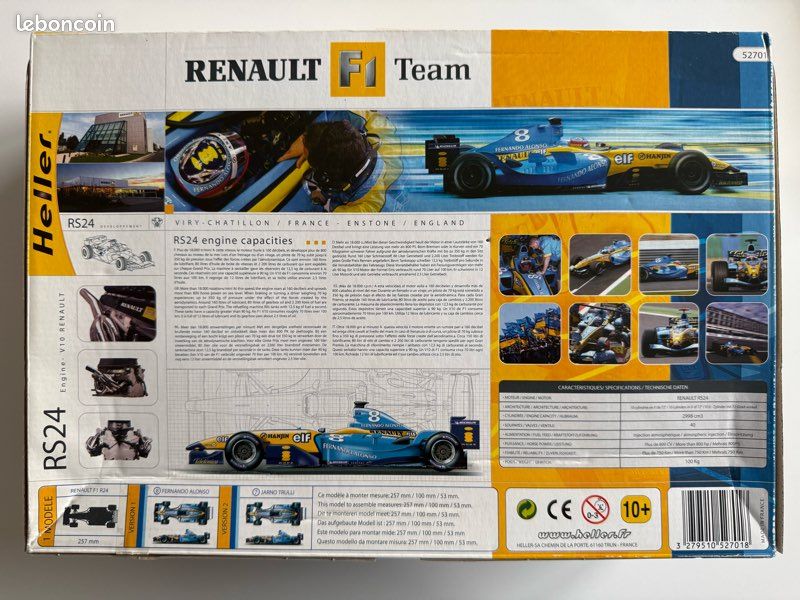 Maquette Heller 1/18 « Renault F1 Team » « F1 R24 N*52701