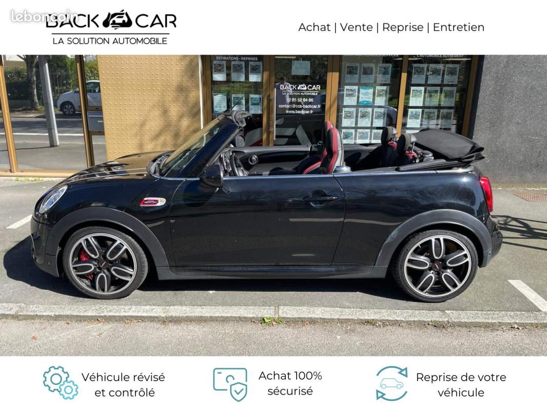 Mini F57 Cabriolet 231 ch John Cooper Works PRO BVA6 - 2P / LIGNE JCW AFFICHAGE TETE HAUTE SIEGES... (image 6)