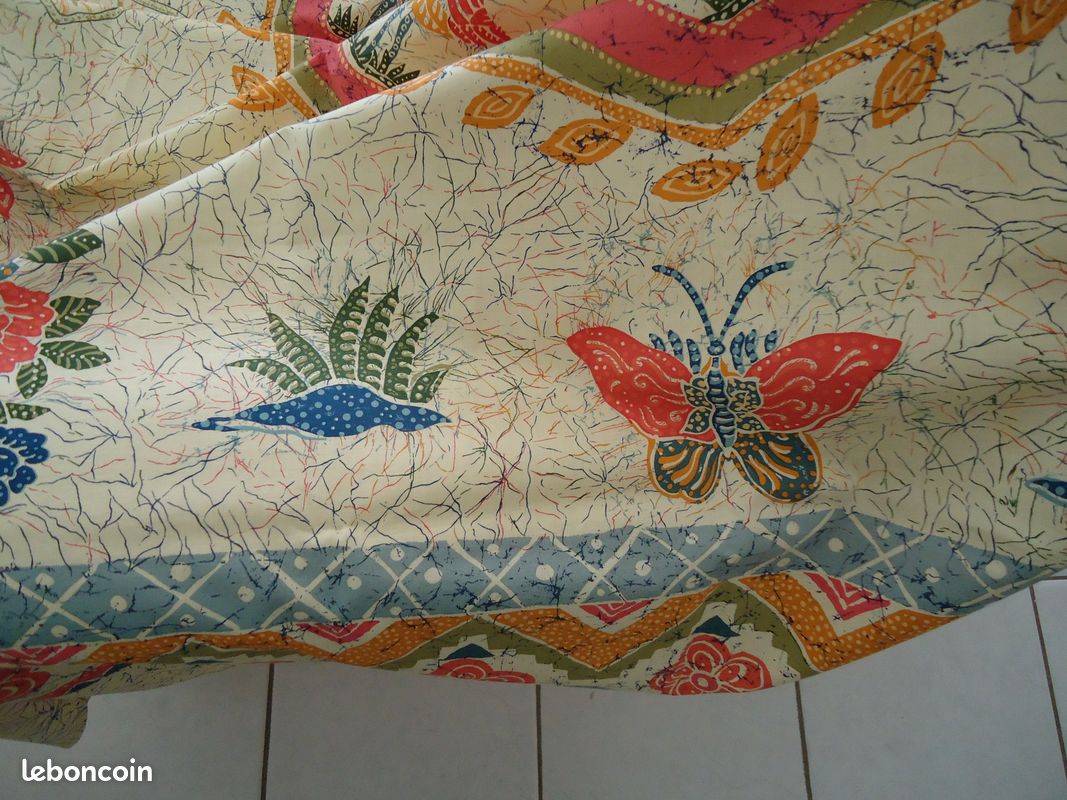 Nappe de jardin en coton enduit