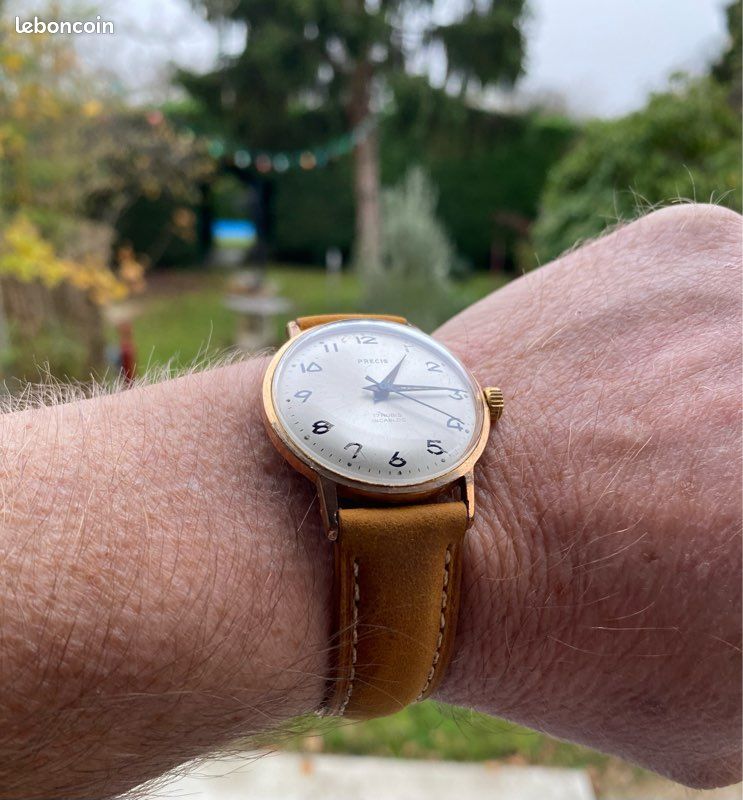 Montre Vintage Homme - Mécanique, Style Classique Français (ne Fonctionne Pas, Pièce De Collection)