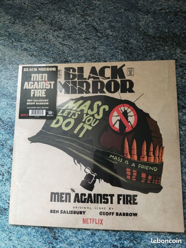 Disque vinyle 33 tours bo film black mirror. Men against fire (image 1)