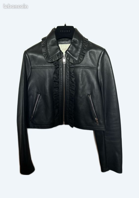 Veste Cuir Femme Jacket Kwir Homme Maje Blouson Cuir Femme Blouson