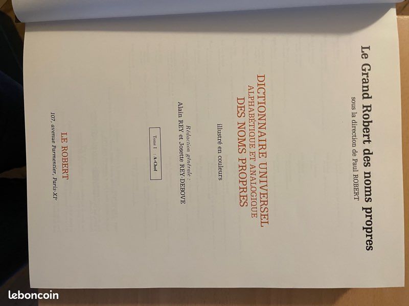 Dictionnaire des noms propres Robert (image 3)